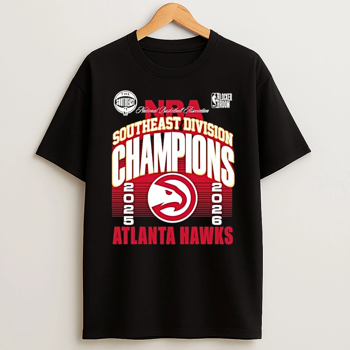 Atlanta Hawks 2026 Southeast Division Champions Locker Room Shirts
