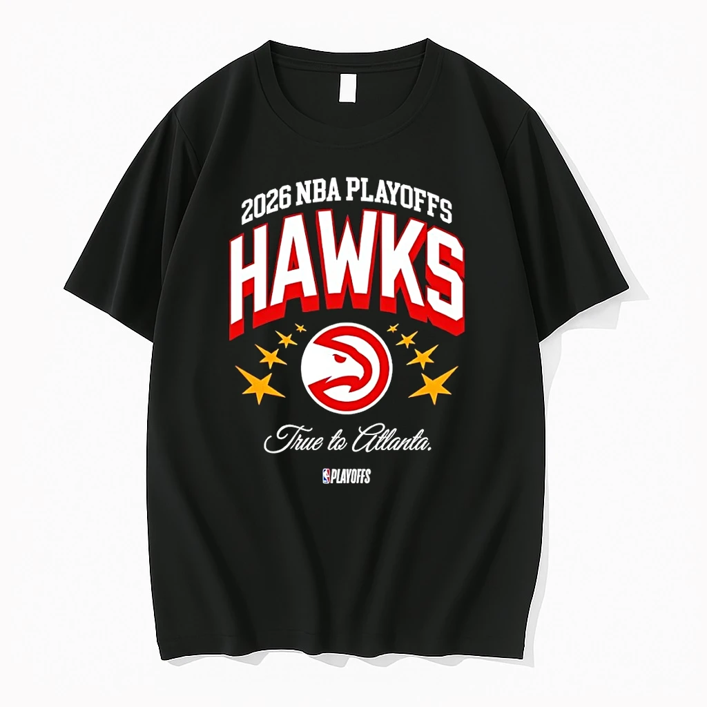 Atlanta Hawks Basketball True To Atlanta Nba 2026 Playoffs Shirts