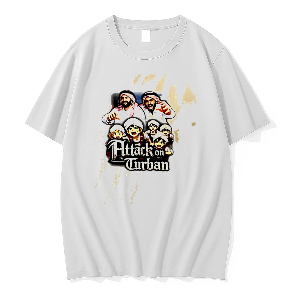 Attack On Turban Graphic Funny Shirts