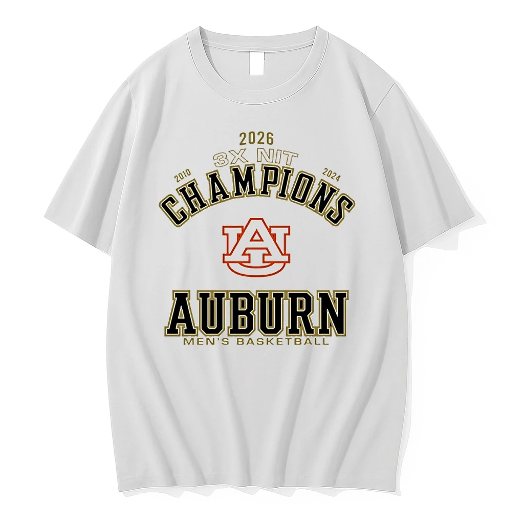 Auburn Tigers 3x Nit Champions 2010 2024 2026 Shirts