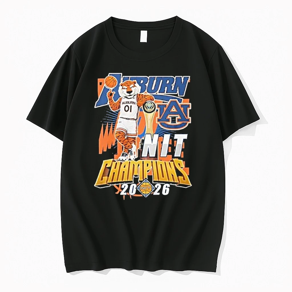 Auburn Tigers Mascot 2026 Nit Mens Basketball Champions Shirts