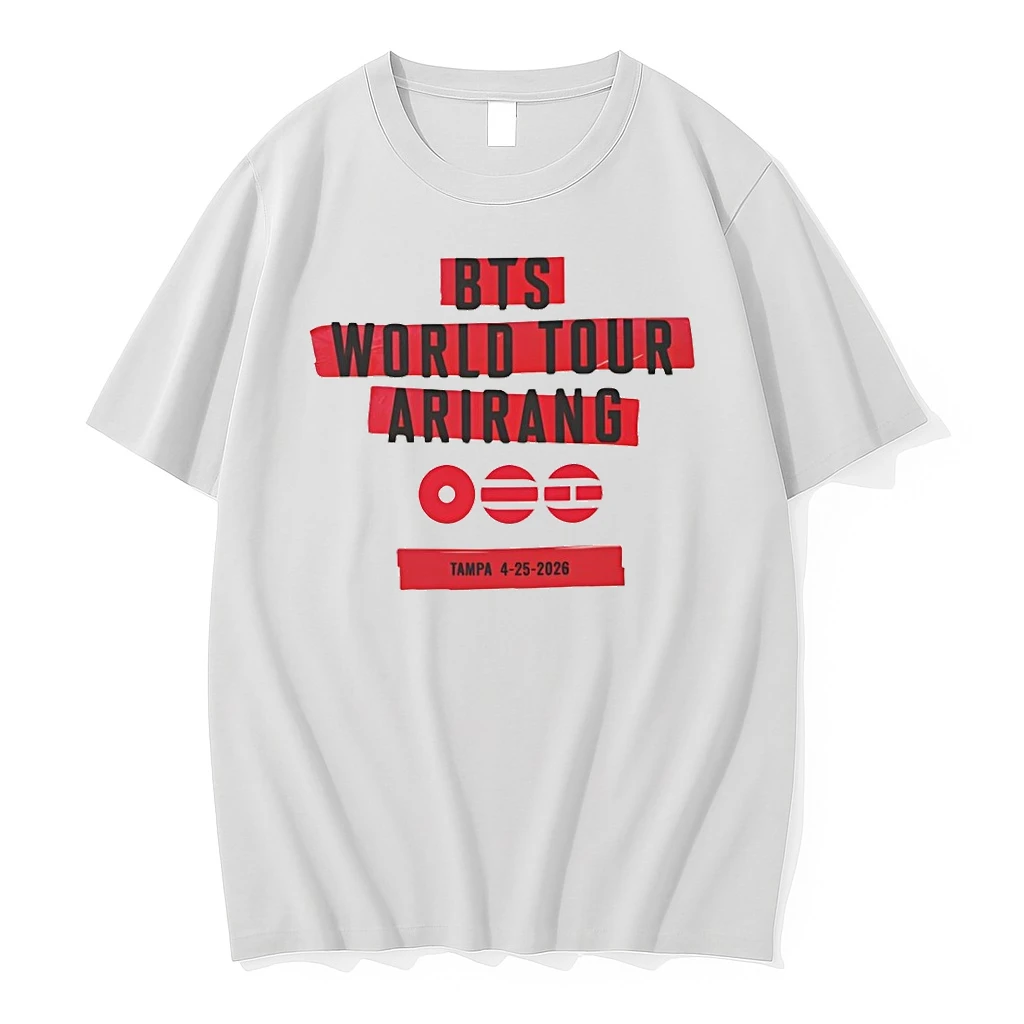 Bts Arirang World Tour 4 25 2026 Concert Shirts