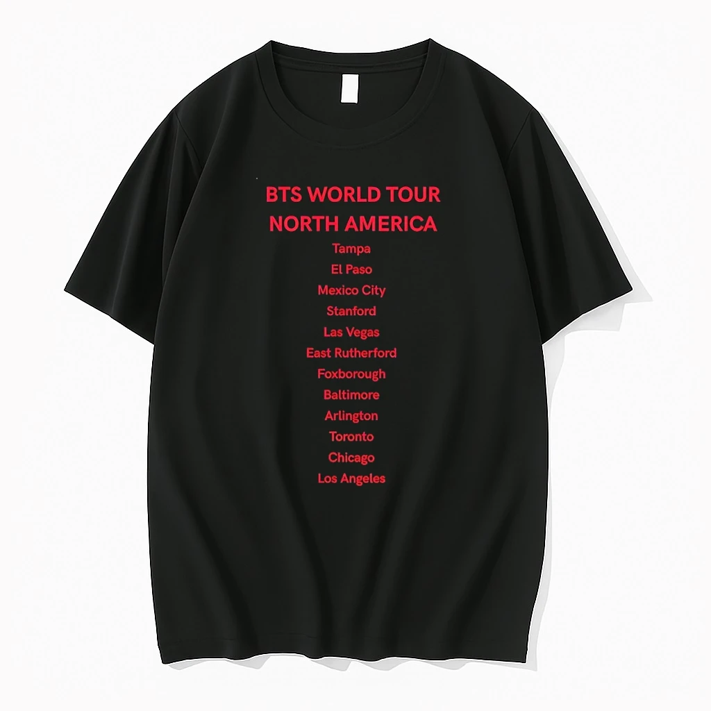 Bts Members Arirang Tour Concert 2026 North America Kpop Shirts