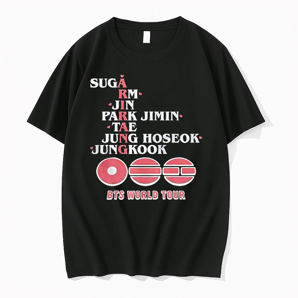 Bts Members Arirang Tour Suga Rm Jn Park Jimin Tae Jung Hoseok Jungkook Shirts