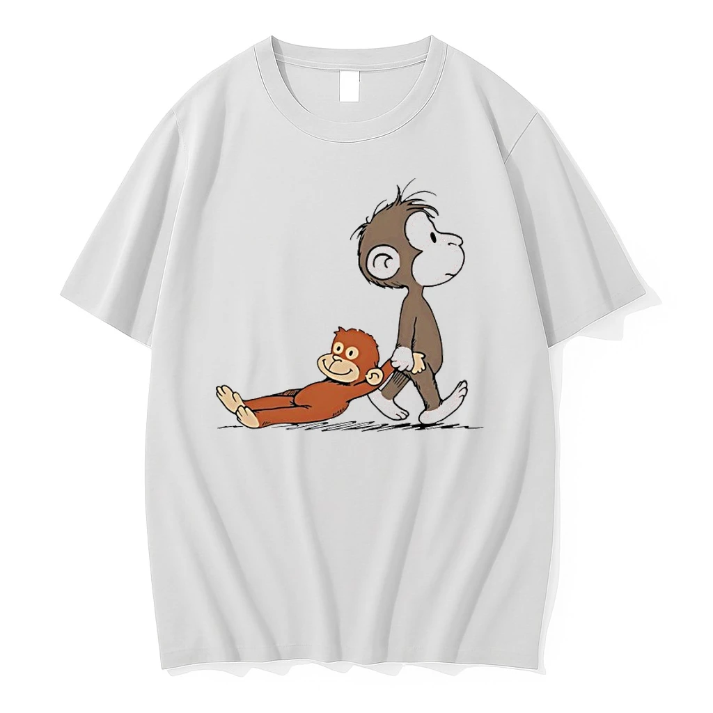 Baby Monkey Punch And His Toy Cartoon Shirts