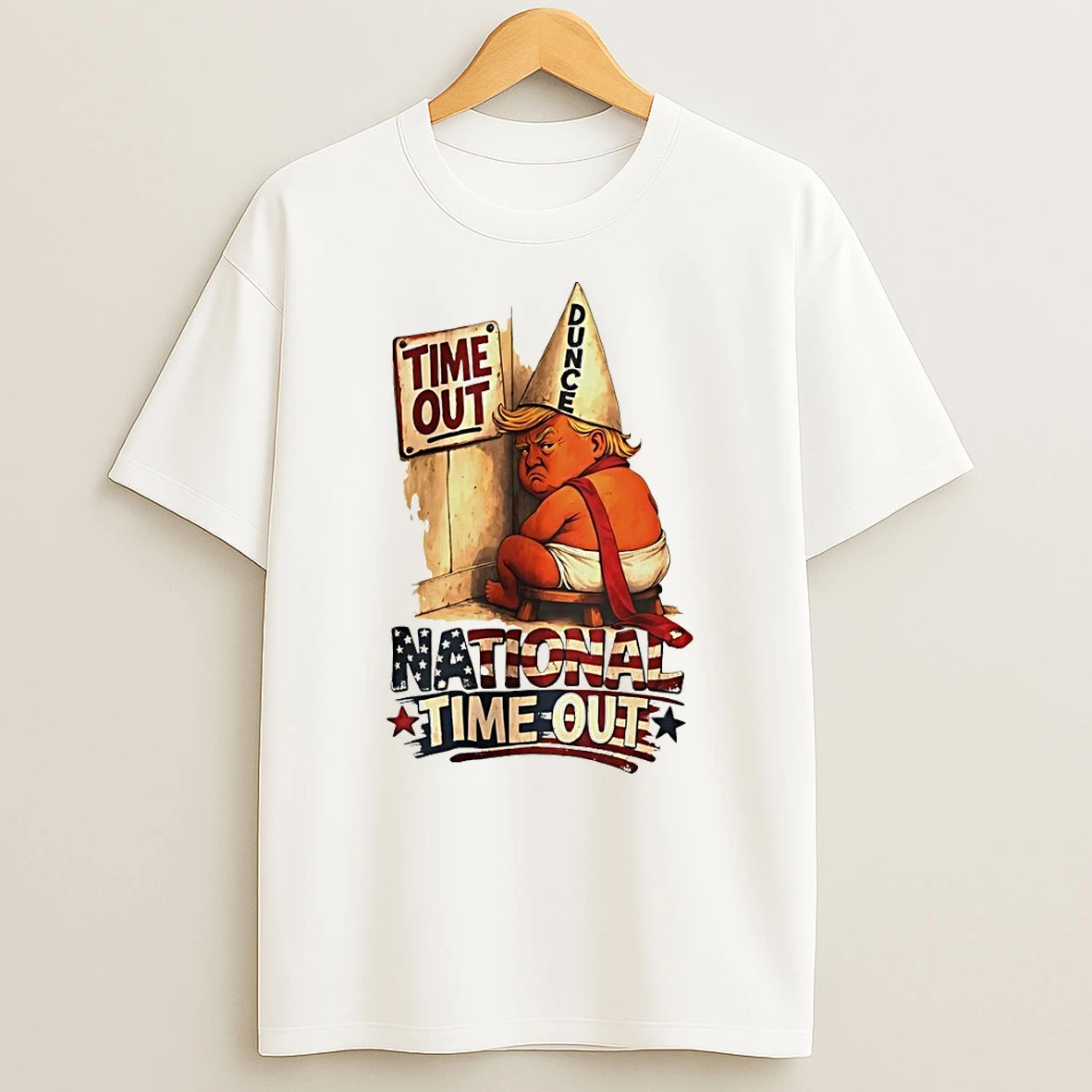 Baby Trump Time Out National Time Out Funny Political Shirts