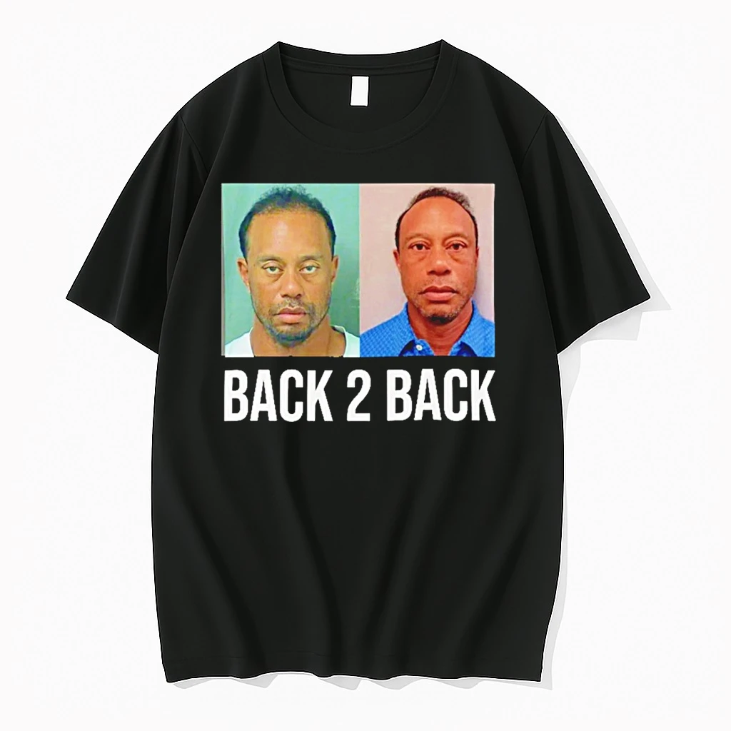 Back 2 Back Mugshot Photo Tiger Woods Shirts