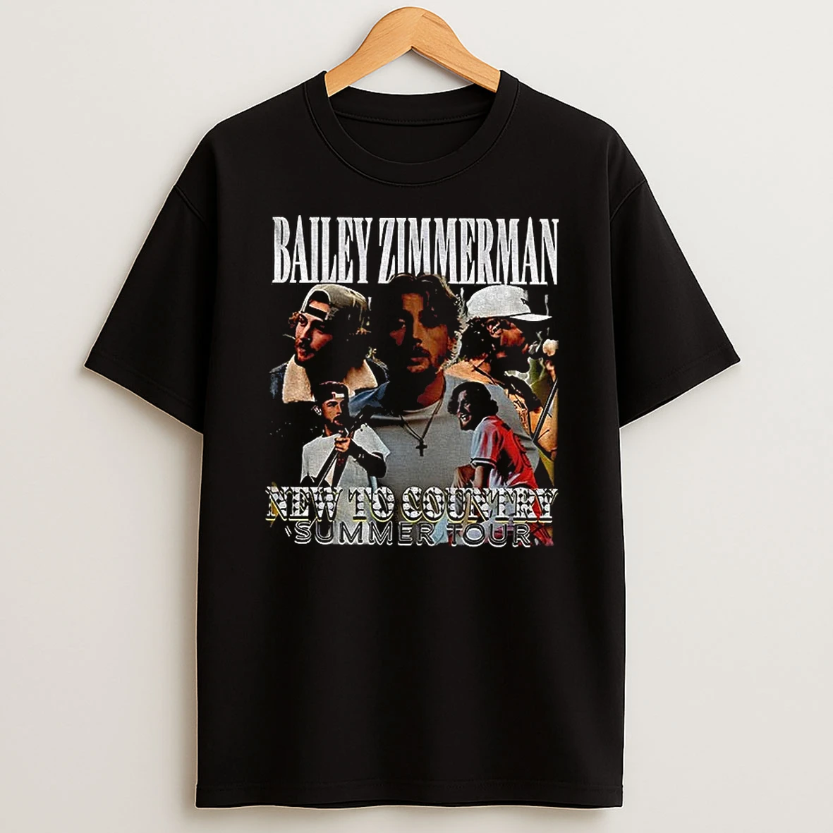 Bailey Zimmerman Style 2026 Music New To Coutry Summer Tour Graphic Shirts