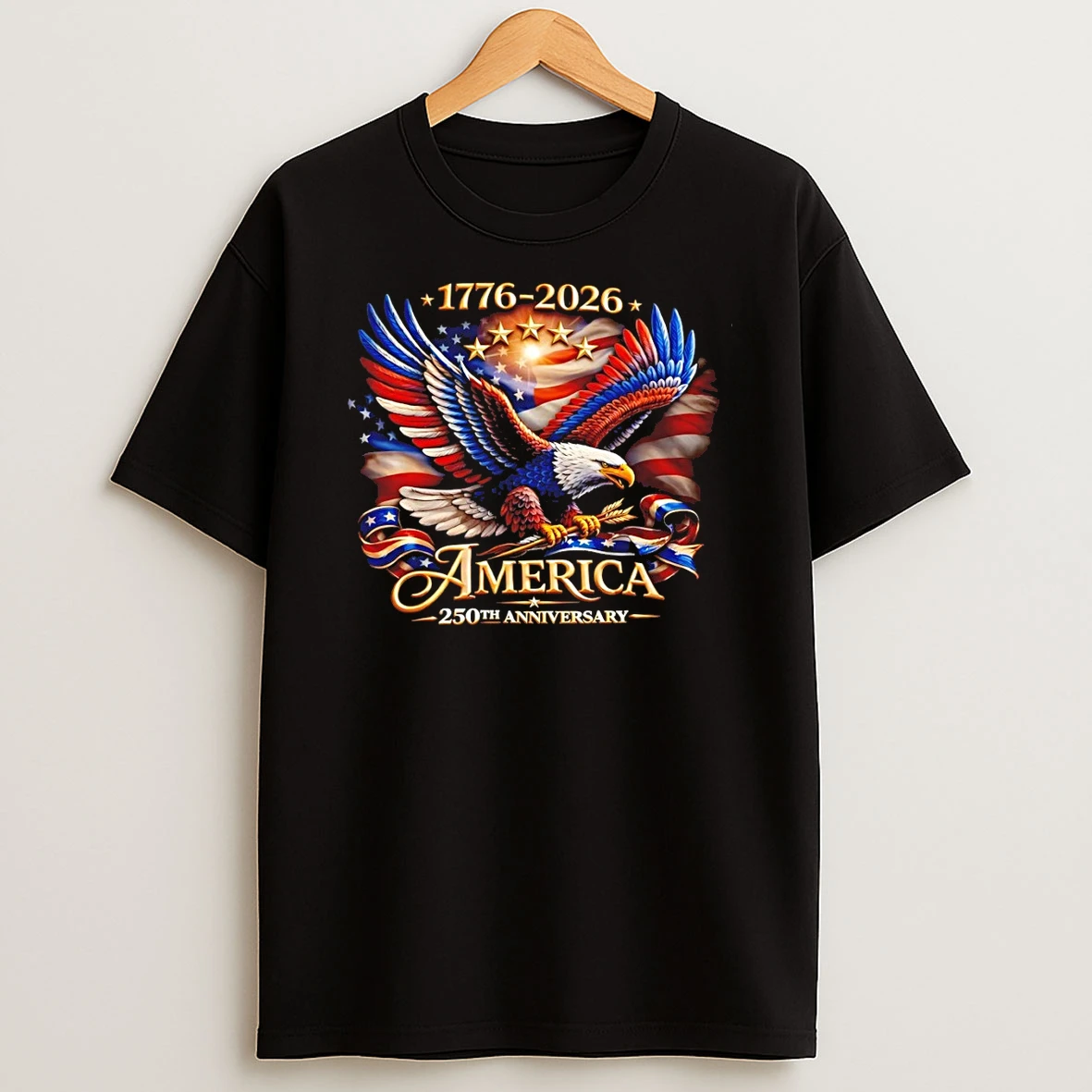 Bald Eagle American 250th Anniversary America Patriotic 1776 2026 Shirts