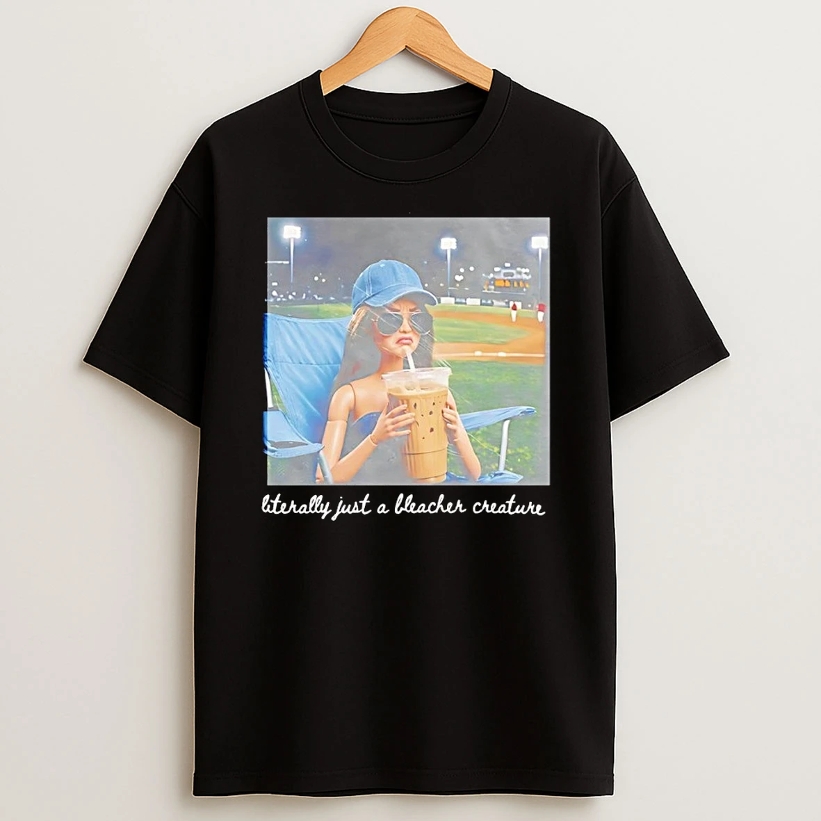 Barbie Drink Coffee Literally Just A Bleacher Creature Shirts