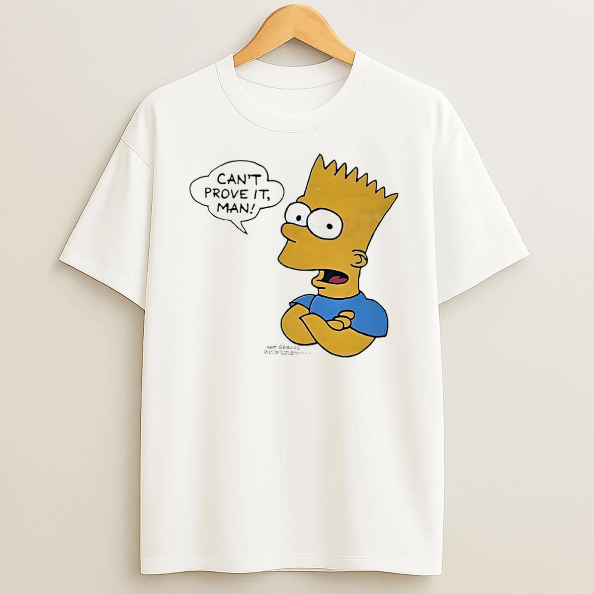 Bart Simpson Cant Prove It Man Shirts