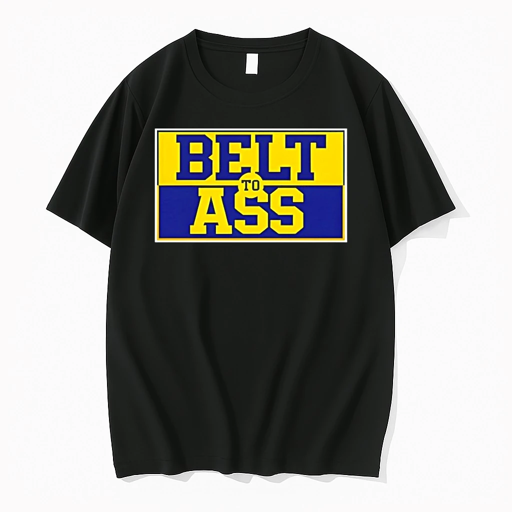 Belt To Ass Michigan Wolverines Mens Basketball Shirts