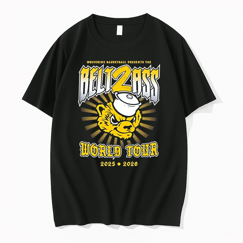 Belt2ass World Tour 2025 2026 Michigan Wolverines Mens Basketball Presents The Belt2ass Shirts
