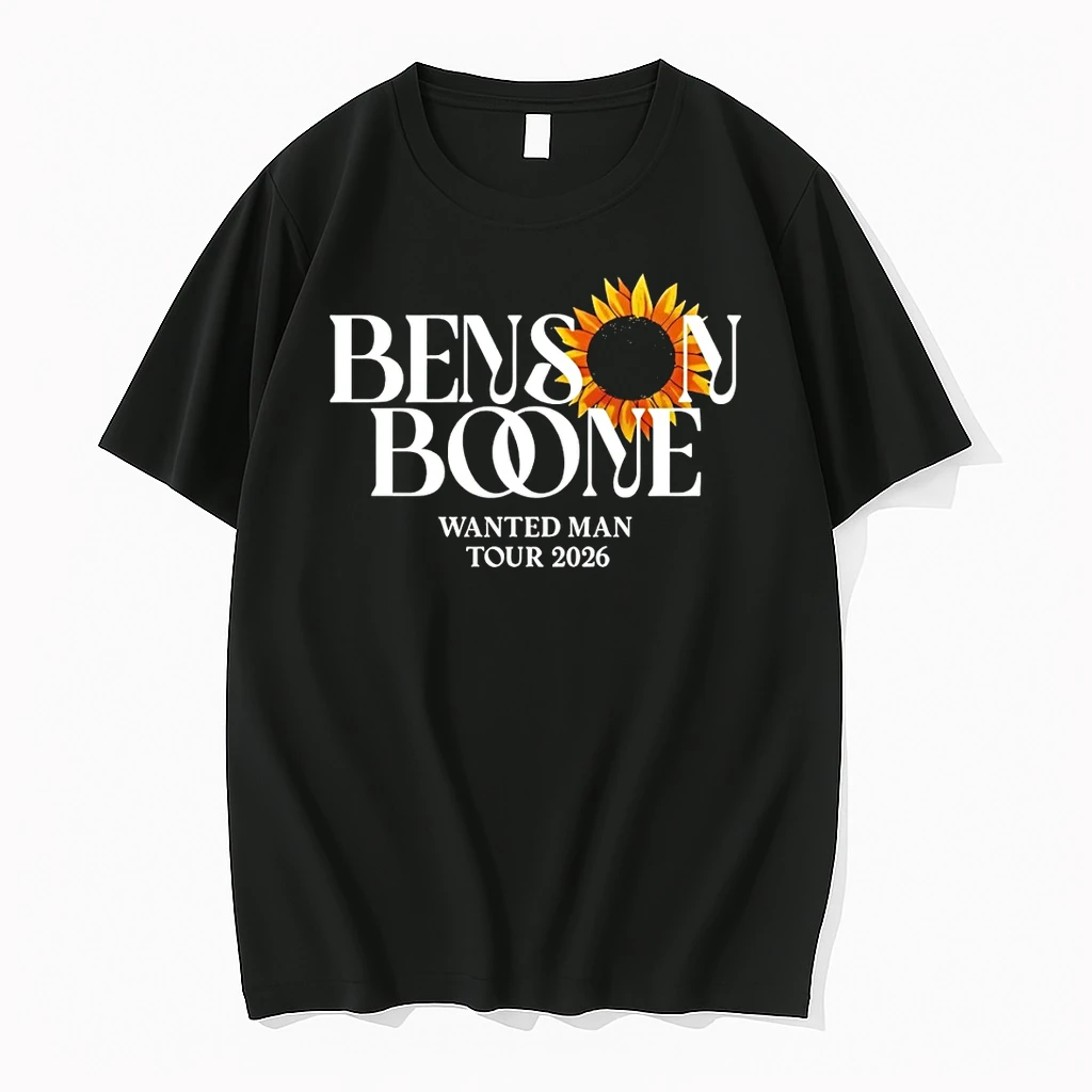 Benson Boone 2026 Concert Tour Wanted Man Tour Shirts