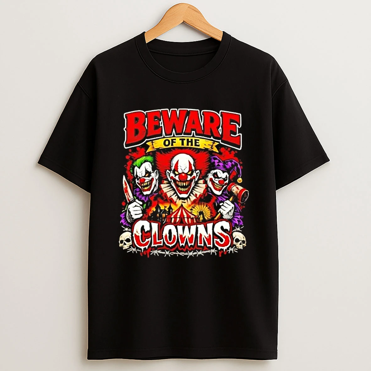 Beware Of The Clowns Colors Shirts