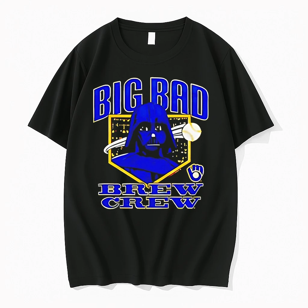 Big Bad Brew Crew Darth Vader Star Wars Milwaukee Brewers Baseball Shirts
