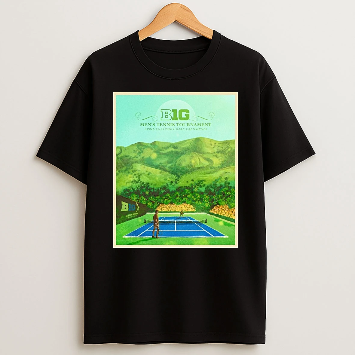 Big Ten Mens Tennis Tournament April 22 23 2026 Ojai California Shirts