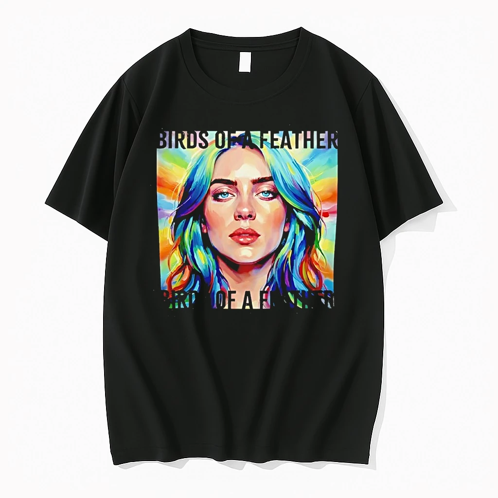 Billie Eilish Portrait Birds Of A Feather Shirts