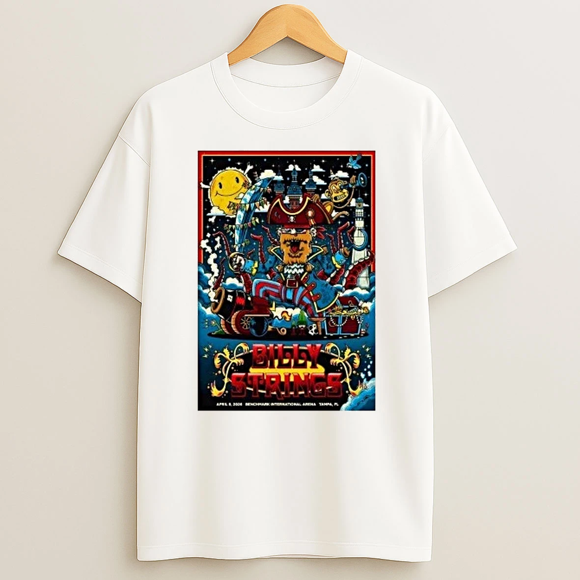 Billy Strings In Tampa Fl On Apr 8 2026 Tour Shirts