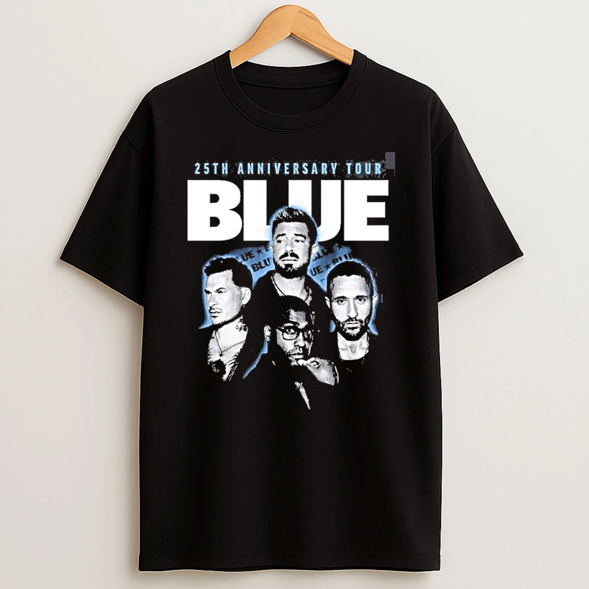 Blue 25th Anniversary 2026 Tour Uk And Eu Merch Photo Shirts