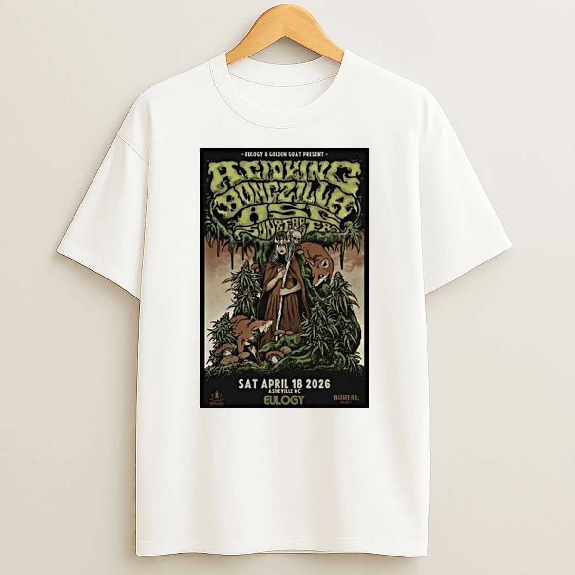 Bongzilla Asheville Nc Apr 18 2026 Shirts