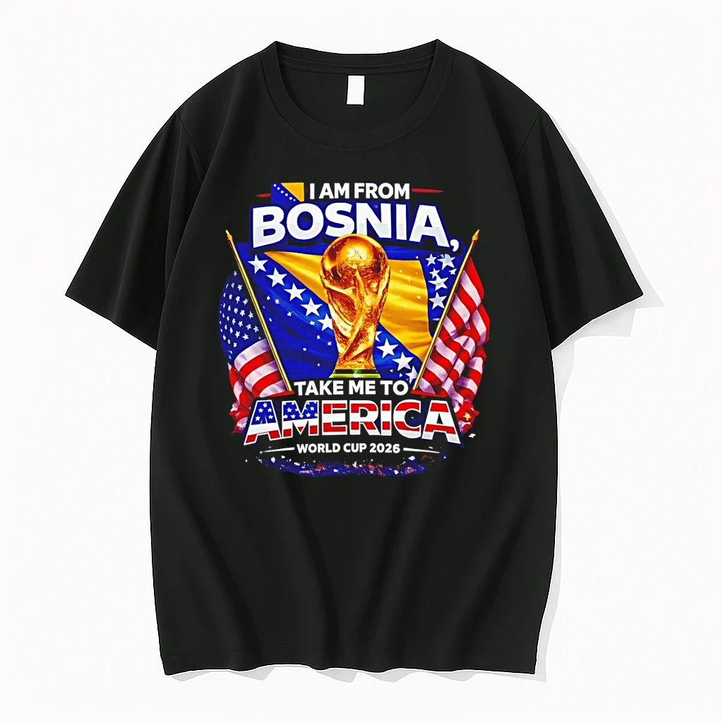 Bosnia Usa World Cup 2026 I Am From Bosnia Take Me To America Shirts