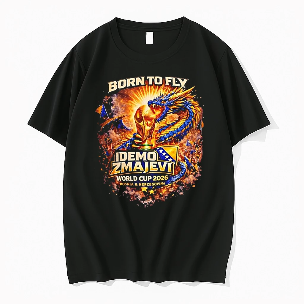 Bosnia World Cup 2026 Born To Fly Idemo Zmajevi Shirts