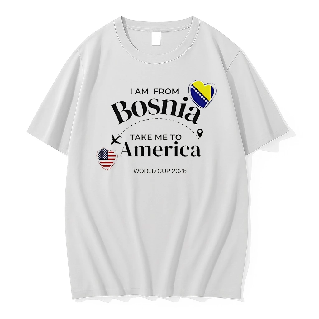 Bosnia World Cup 2026 Usa Soccer I Am From Bosnia Take Me To America Shirts