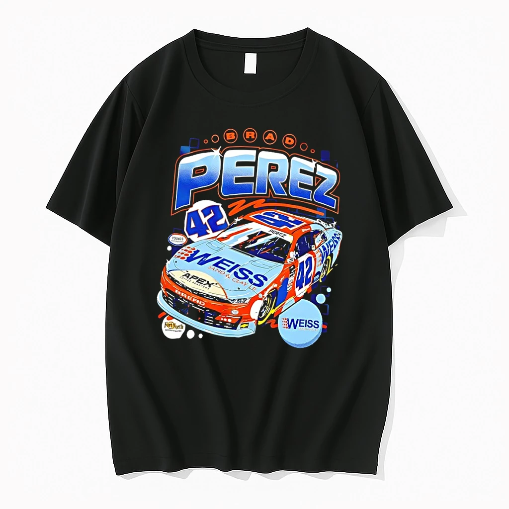 Brad Perez X Weiss Sand Clay Nascar 42 Shirts