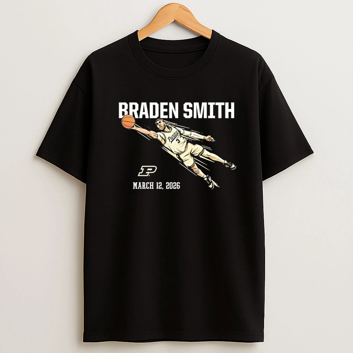 Braden Smith Purdue Boilermakers Diving Assist March 12 2026 Shirts