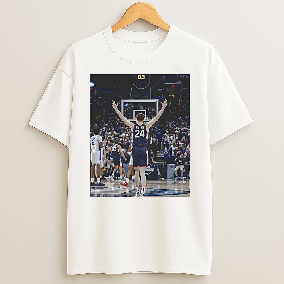 Braylon Mullins 2026 Elite Eight Final Shot Graphic Shirts