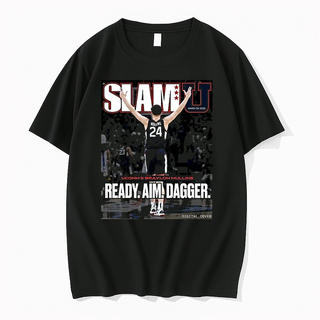 Braylon Mullins Uconn Huskies Mens Basketball Slamu Cover March 29 2026 Ready Aim Dagger Shirts