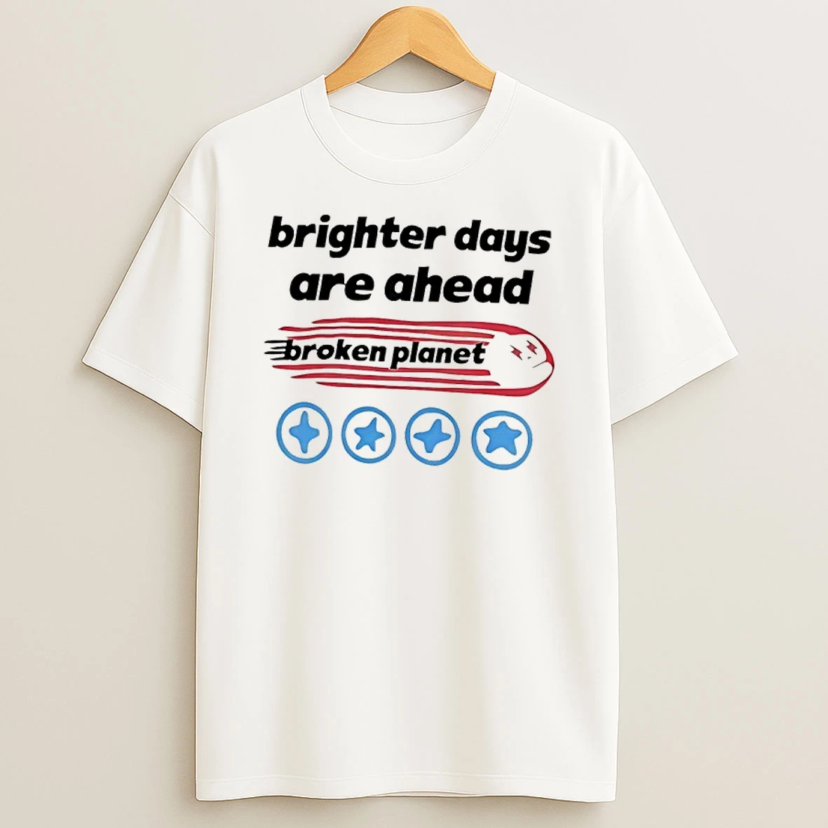 Brighter Days Are Ahead Broken Plane Shirts