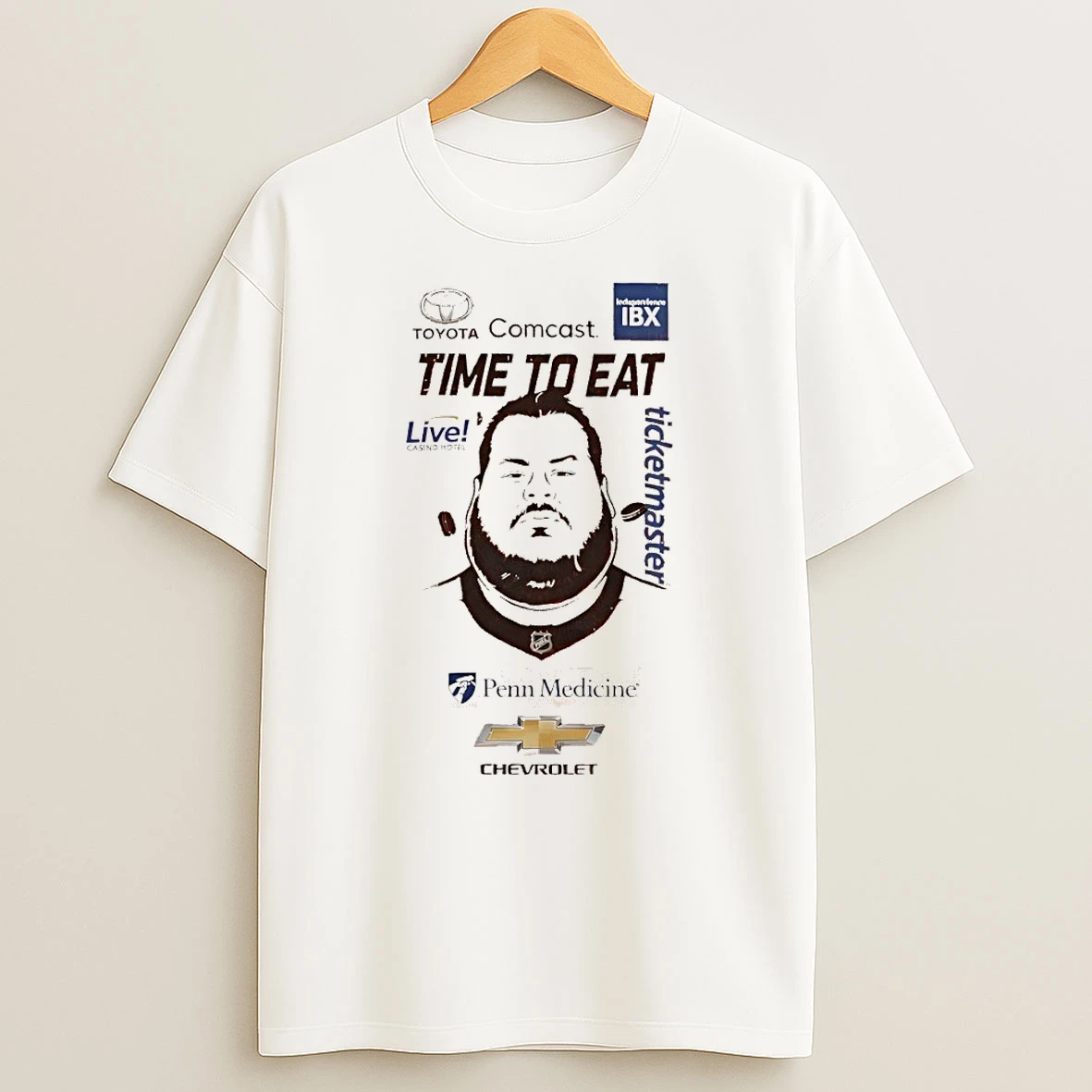 Broad Street Bullies Philadelphia Flyers Time To Eat Shirts