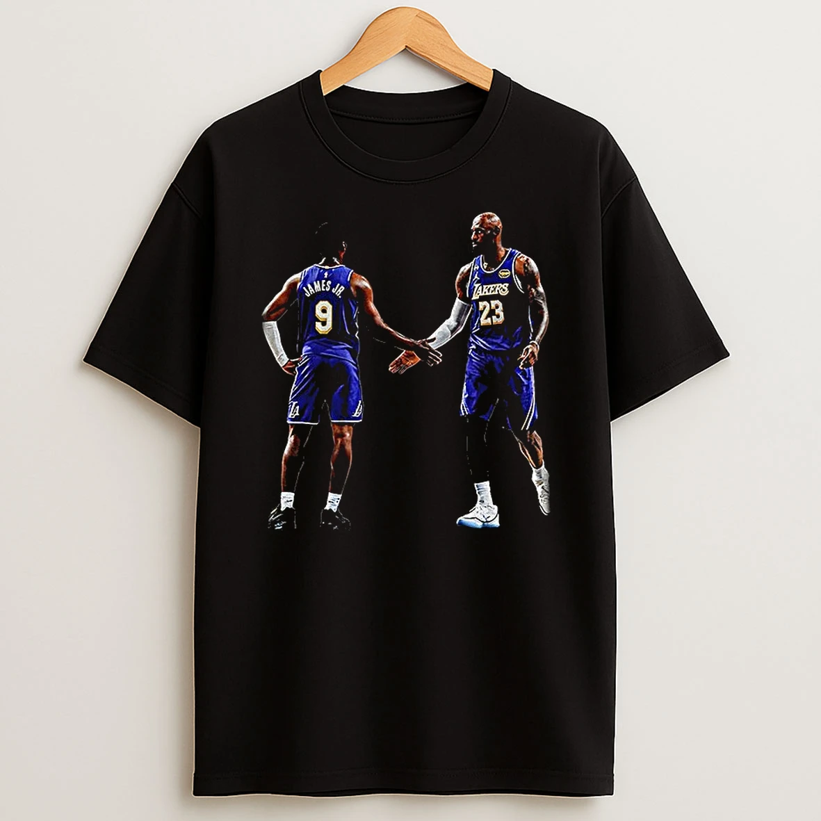 Bronny James And Lebron James Bloodline Los Angeles Lakers Nba Basketball Shirts