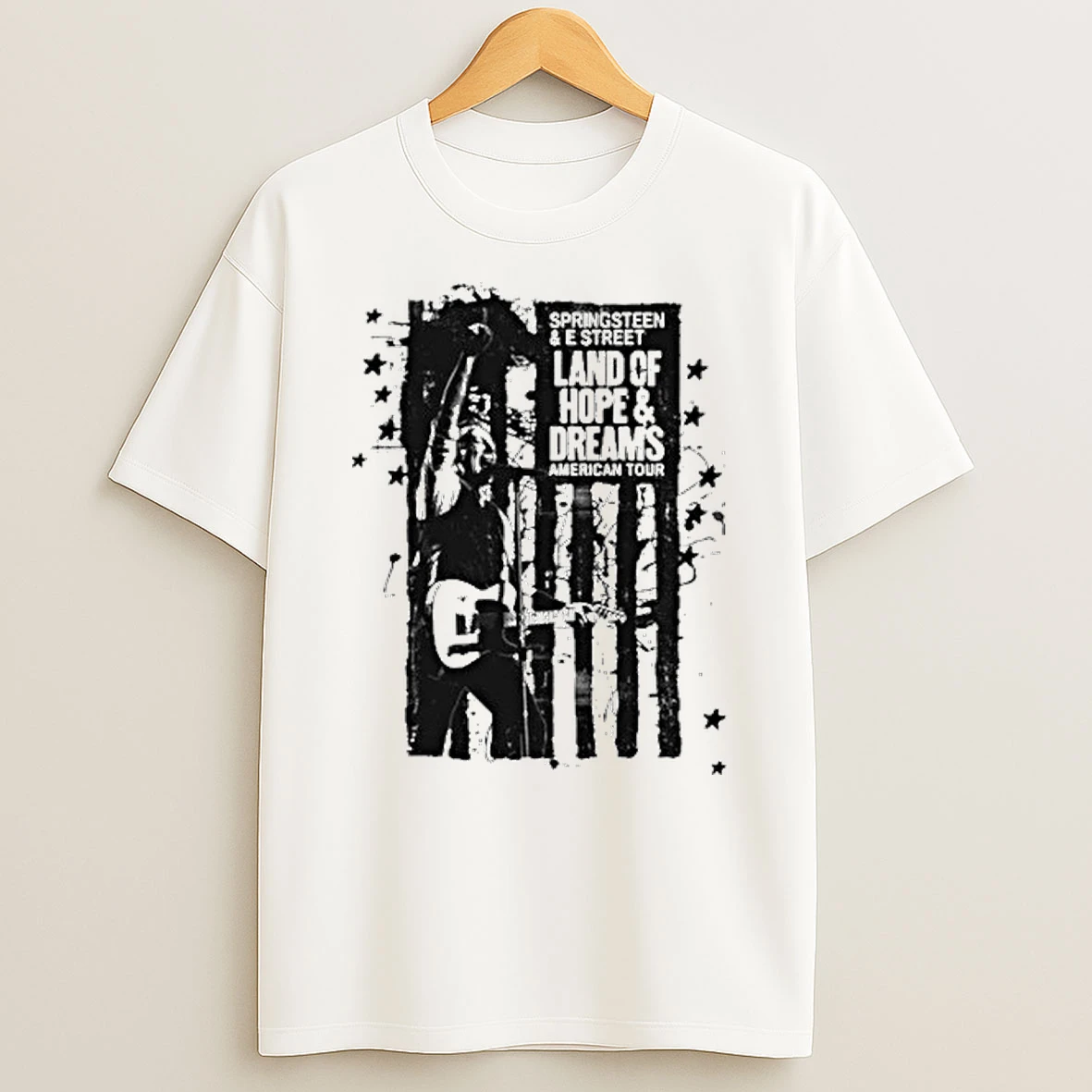 Bruce Springsteen Land Of Hope Dreams American Flag Tour 2026 Shirts
