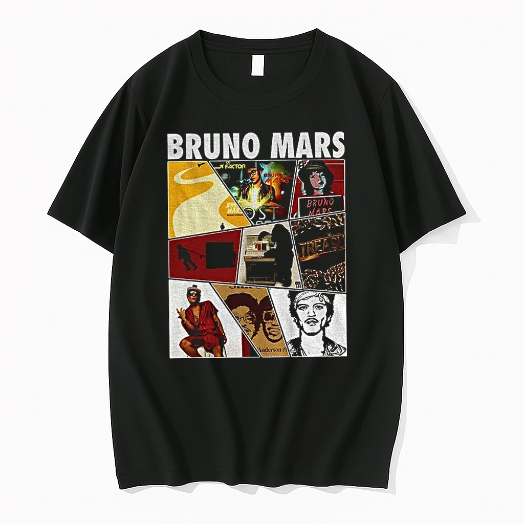 Bruno Mars Romantic Pop Concert Graphic Shirts