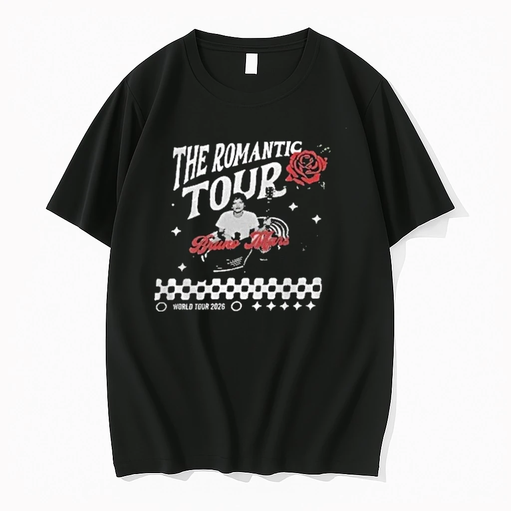Bruno Mars Romantic World Tour 2026 Shirts