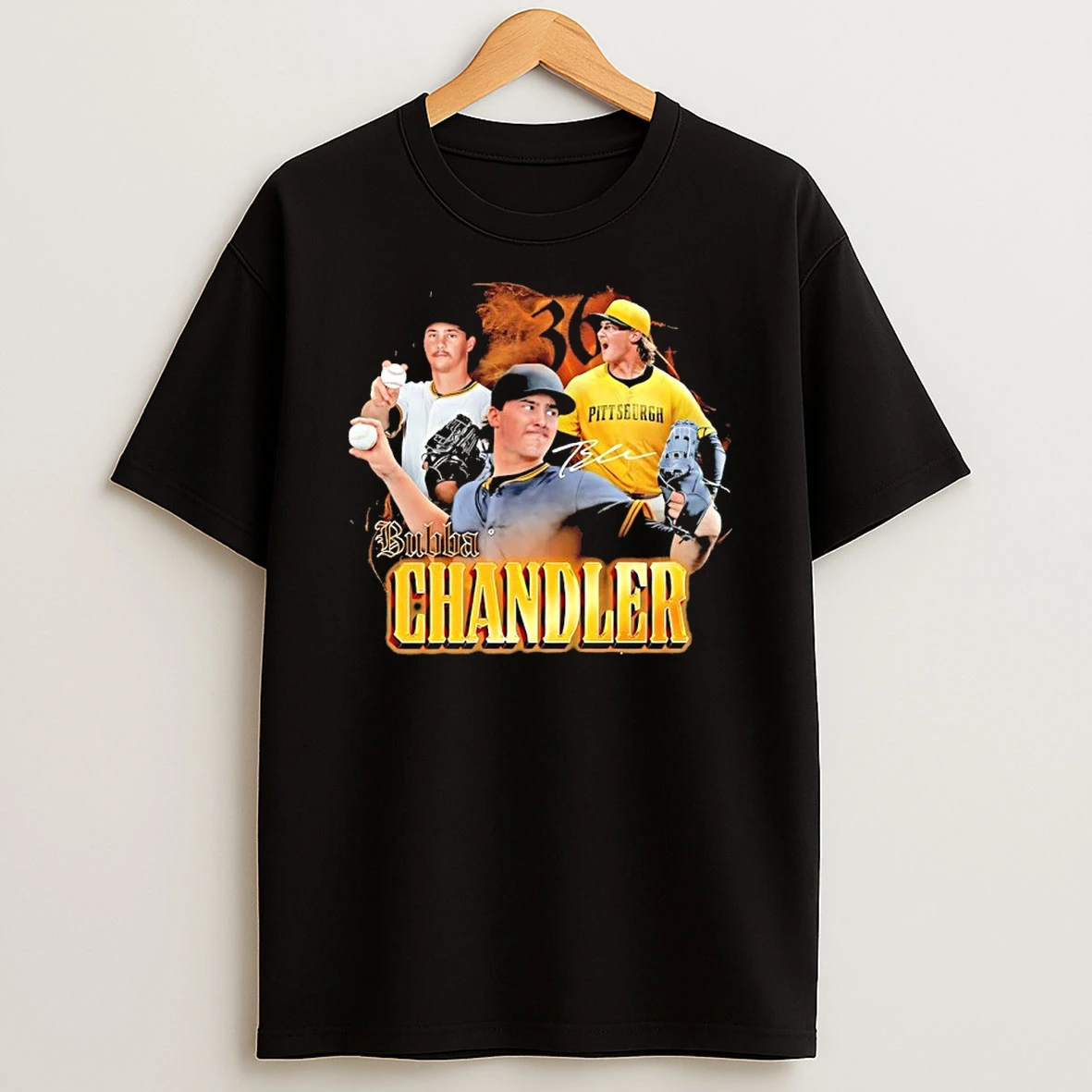 Bubba Chandler Bubba Chandler Photocollage Alternate Signature Shirts