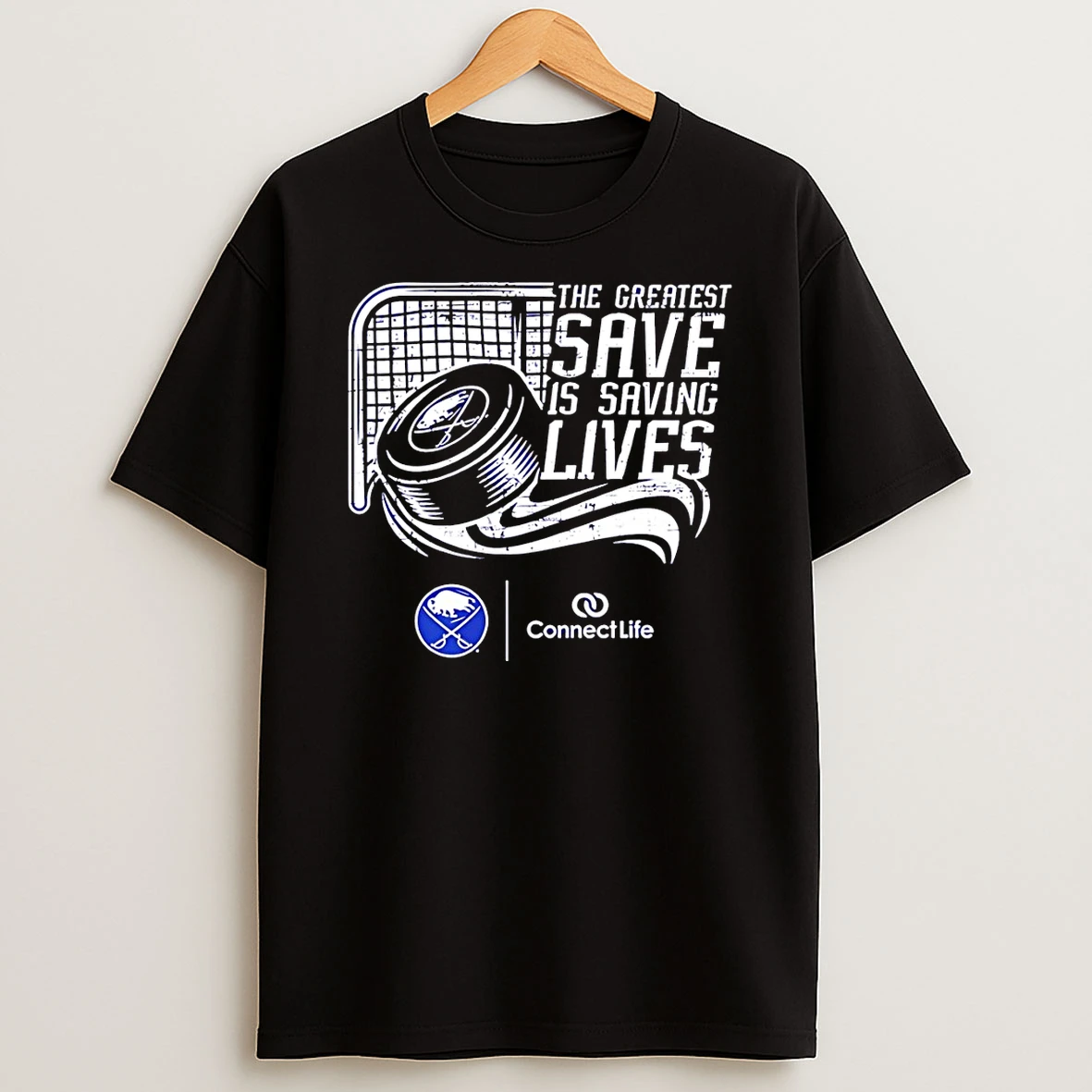 Buffalo Sabres Connectlife The Greatest Save Is Saving Lives Shirts