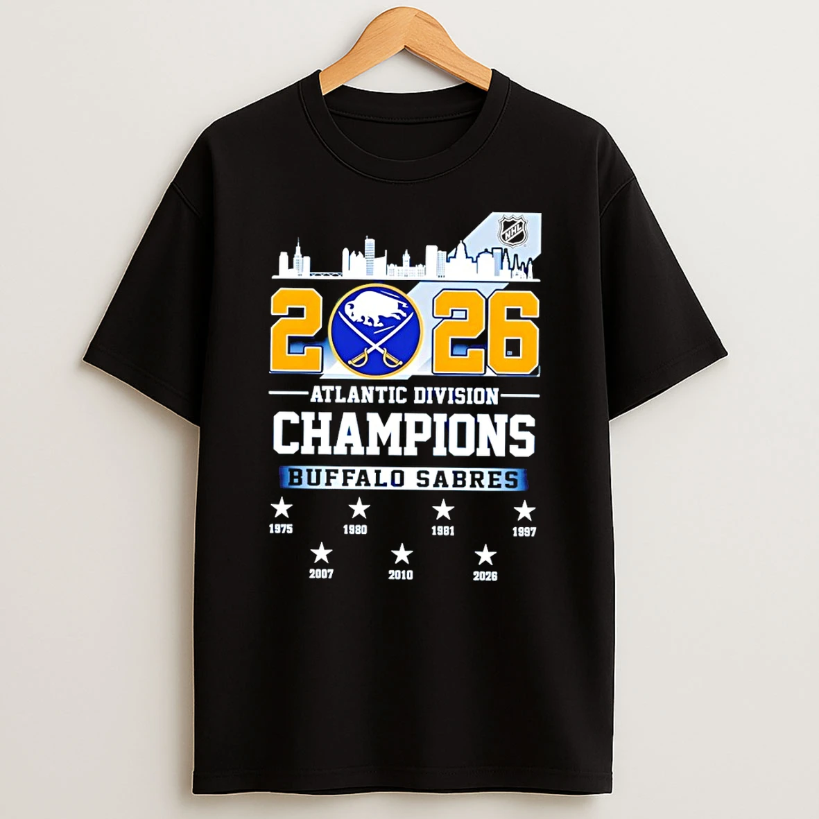 Buffalo Sabres Hockey 2026 Atlantic Division Champions 1975 2026 Shirts