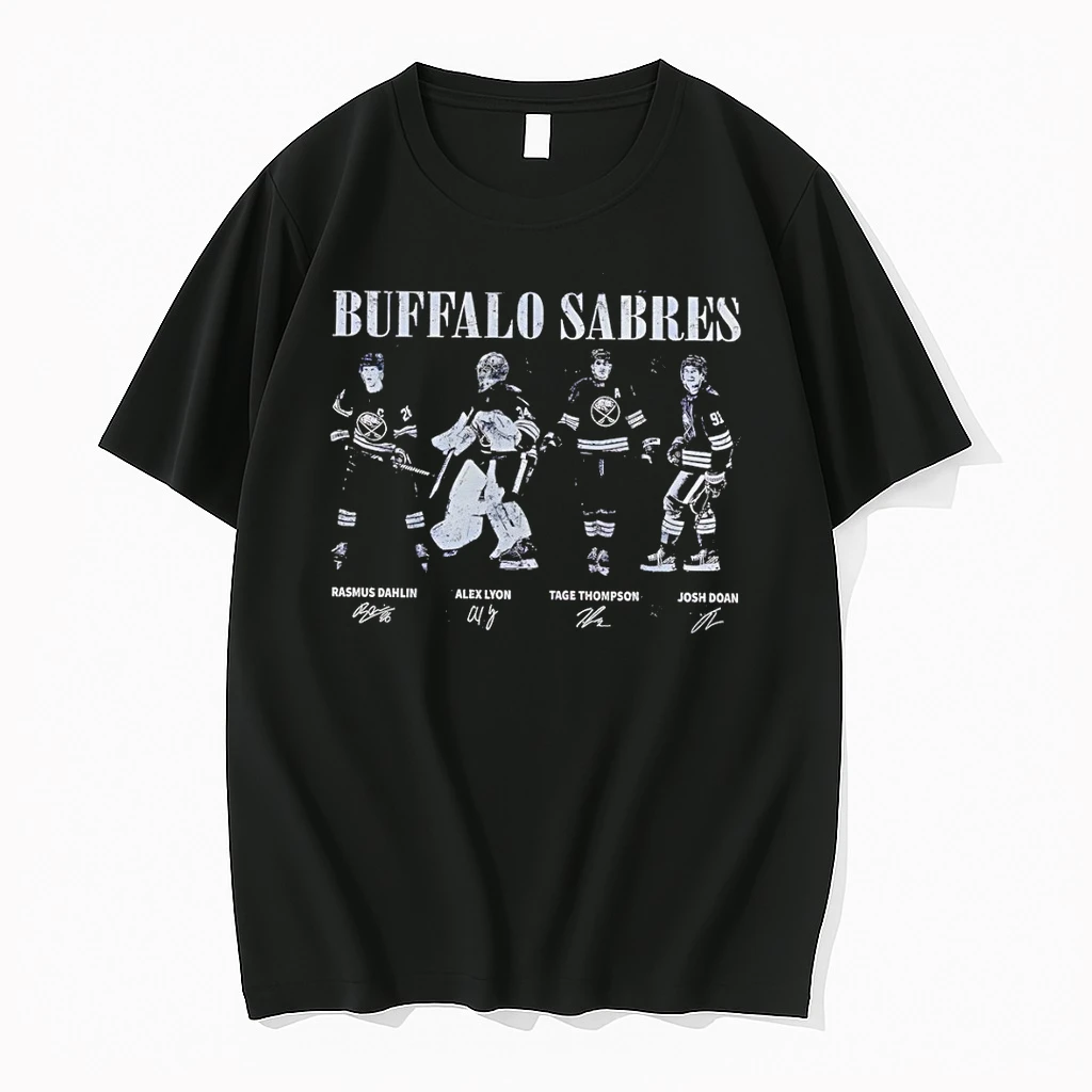 Buffalo Sabres Hockey Nhl Rasmus Damlin Alex Lyon Tage Thompson Josh Doan Shirts