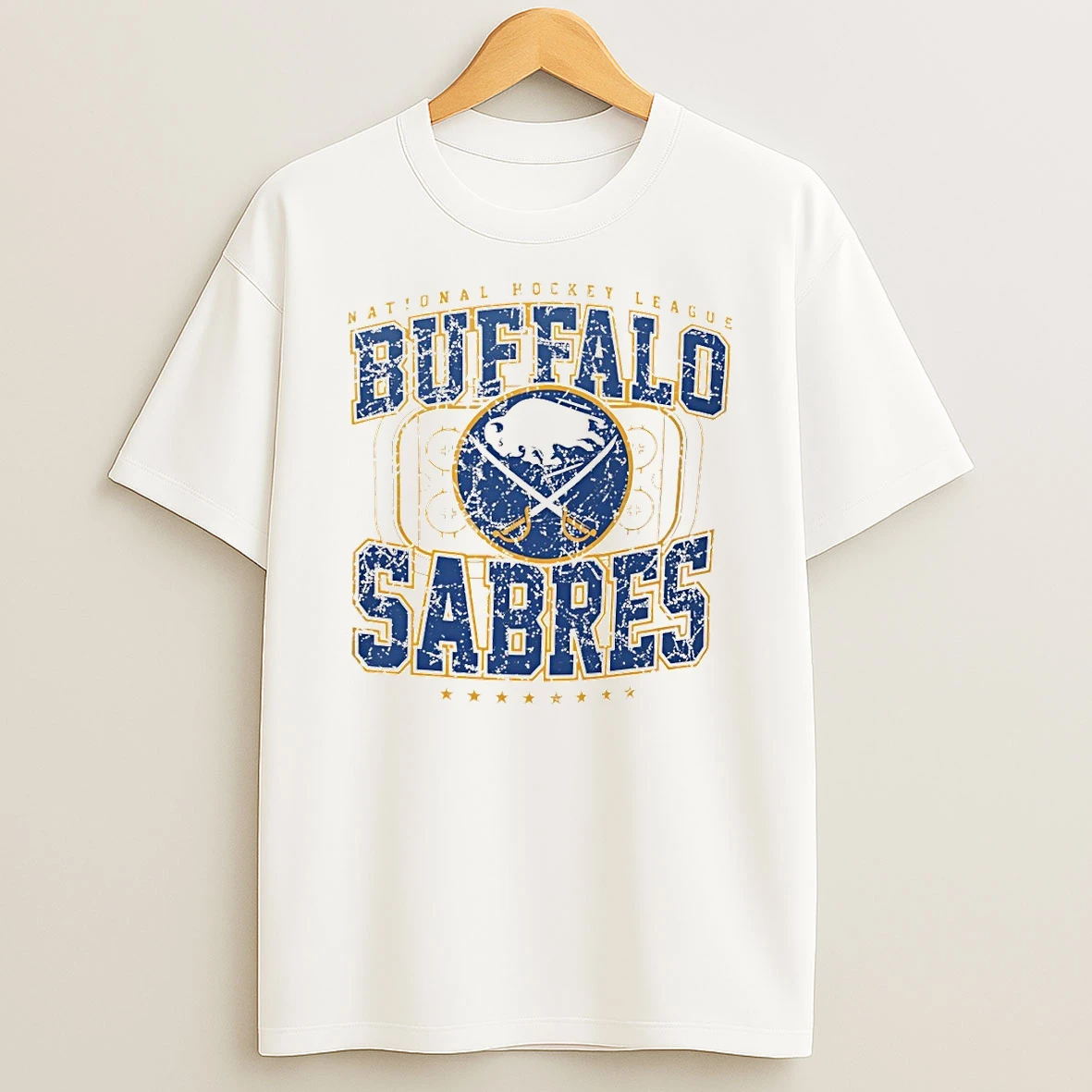 Buffalo Sabres Hockey Starter Distressed Rink National Hockey League 2026 Shirts