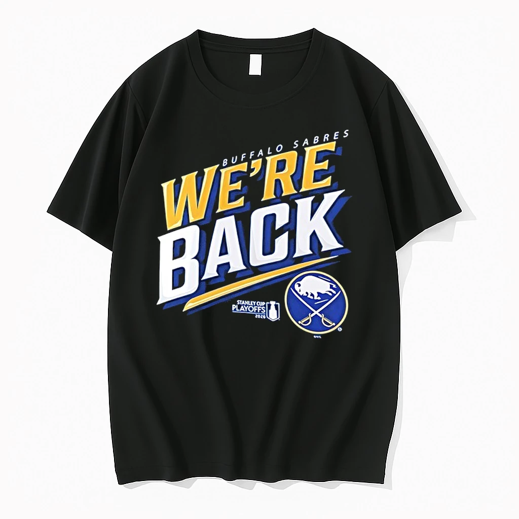 Buffalo Sabres Were Back 2026 Nhl Playoff Logo Shirts