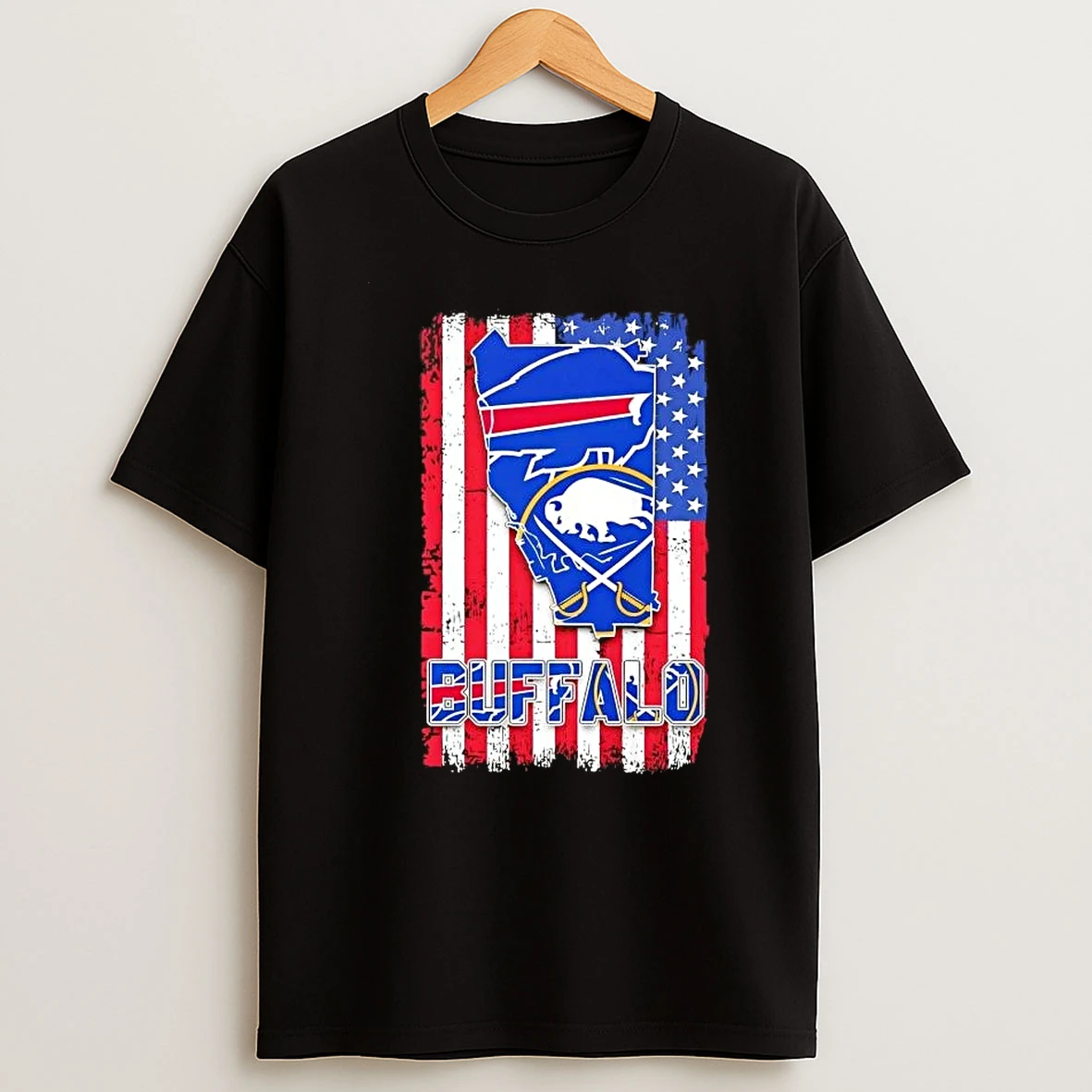 Buffalo Sports Heritage Bills X Sabres Us Flag Shirts