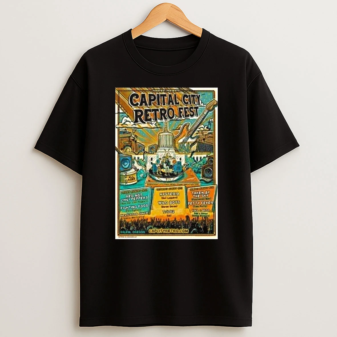 Capital City Retro Fest Aug 14 2026 Shirts