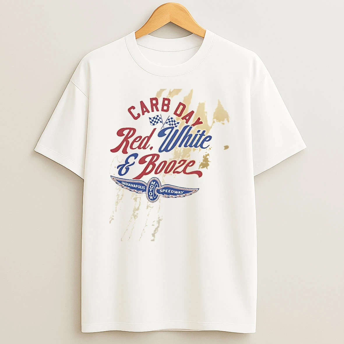 Carb Day Red White And Booze Indianapolis Motor Speedway Event Shirts
