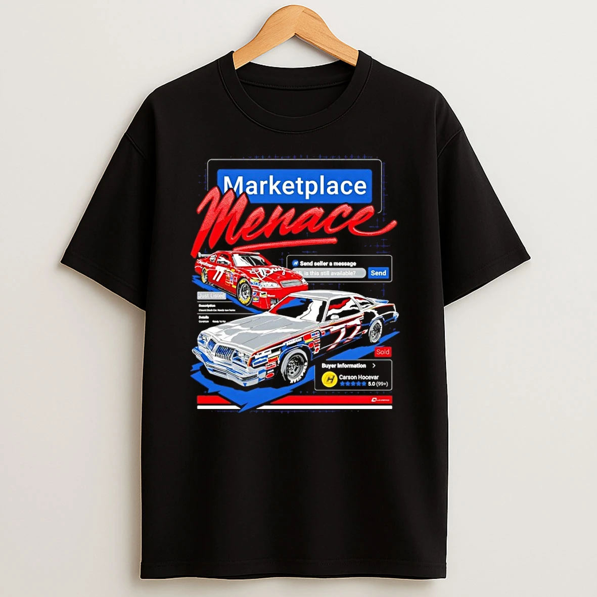 Carson Hocevar Marketplace Menace Just Listed Shirts