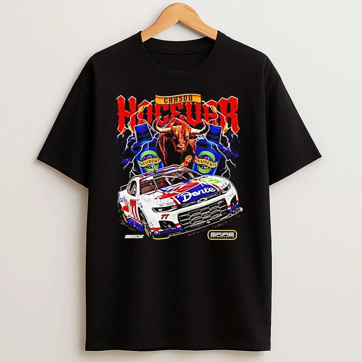 Carson Hocevar Spire Motorsports Chilis Car Nascar Shirts