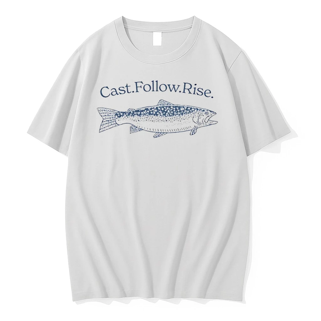 Cast Follow Rise Fish Shirts